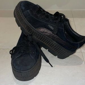 PUMA FENTY Suede Black Sneakers